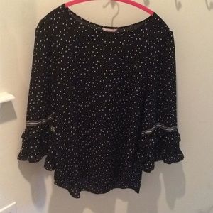 Polka dot blouse